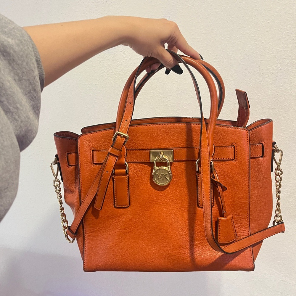 Michael Kors Orange Shoulder Bag